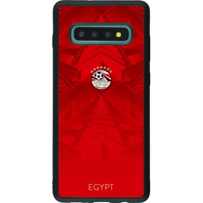 Samsung Galaxy S10+ Case Hülle - Silikon schwarz Ägypten 2026 personalisierbares Fussballtrikot