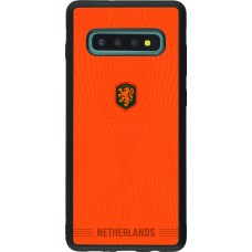 Samsung Galaxy S10+ Case Hülle - Silikon schwarz Niederlande 2026 personalisierbares Fussballtrikot