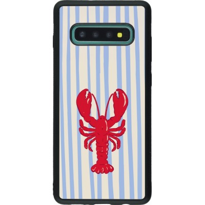 Coque Samsung Galaxy S10+ - Silicone rigide noir Red lobster 2026