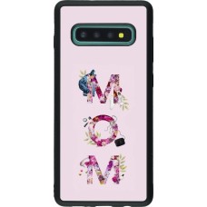 Samsung Galaxy S10+ Case Hülle - Silikon schwarz Mom 2024 girly mom