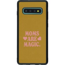Samsung Galaxy S10+ Case Hülle - Silikon schwarz Mom 2026 Are Magic