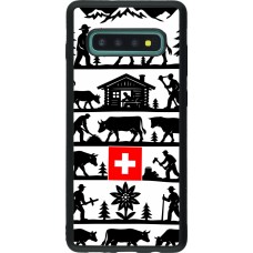 Samsung Galaxy S10+ Case Hülle - Silikon schwarz Poya Schweiz 1