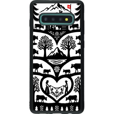 Samsung Galaxy S10+ Case Hülle - Silikon schwarz Poya Schweiz 2