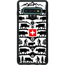 Samsung Galaxy S10+ Case Hülle - Silikon schwarz Poya Schweiz 3