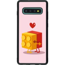 Samsung Galaxy S10+ Case Hülle - Silikon schwarz Saint Valentines Day 26 Puzzle