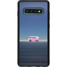 Samsung Galaxy S10+ Case Hülle - Silikon schwarz Spring 23 pink bus