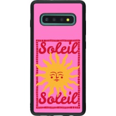 Samsung Galaxy S10+ Case Hülle - Silikon schwarz Sun sun 2026