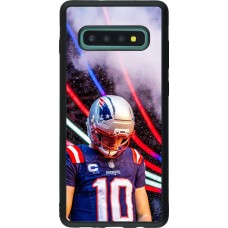 Coque Samsung Galaxy S10+ - Silicone rigide noir Super Bowl 26 Patriots 3