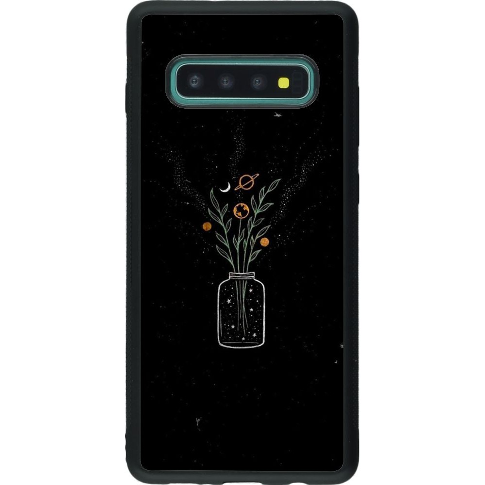 Hülle Samsung Galaxy S10+ - Silikon schwarz Vase black