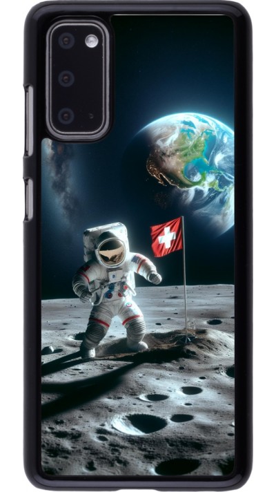 Coque Samsung Galaxy S20 - Astro Suisse sur lune