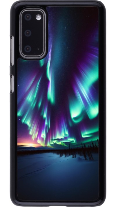 Samsung Galaxy S20 Case Hülle - Funkelndes Nordlicht