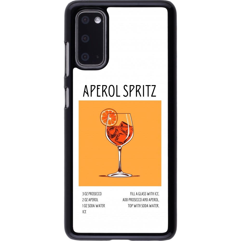 Samsung Galaxy S20 Case Hülle - Cocktail Rezept Aperol Spritz