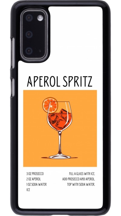 Coque Samsung Galaxy S20 - Cocktail recette Aperol Spritz