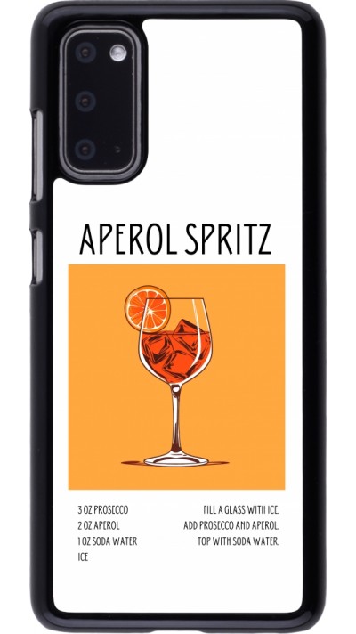 Samsung Galaxy S20 Case Hülle - Cocktail Rezept Aperol Spritz