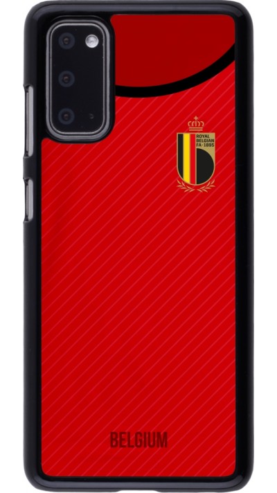 Coque Samsung Galaxy S20 - Maillot de football Belgique 2022 personnalisable