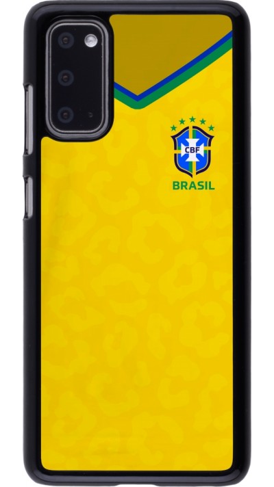 Coque Samsung Galaxy S20 - Maillot de football Brésil 2022 personnalisable