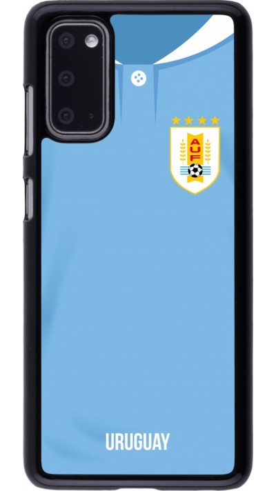 Samsung Galaxy S20 Case Hülle - Uruguay 2022 personalisierbares Fussballtrikot