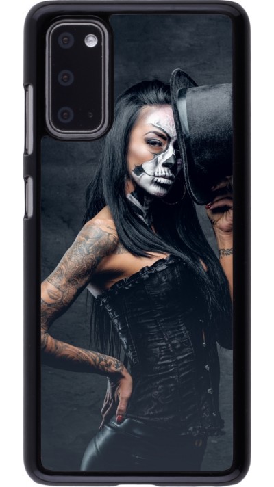 Samsung Galaxy S20 Case Hülle - Halloween 22 Tattooed Girl