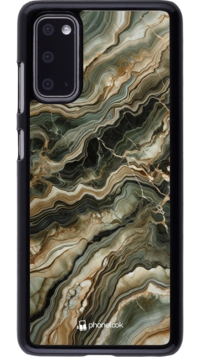 Samsung Galaxy S20 Case Hülle - Oliv Marmor