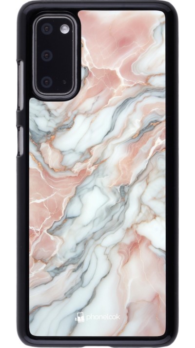 Samsung Galaxy S20 Case Hülle - Rosa Leuchtender Marmor