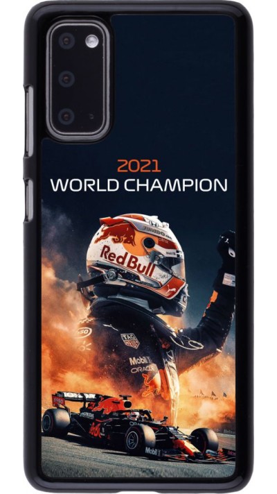 Coque Samsung Galaxy S20 - Max Verstappen 2021 World Champion