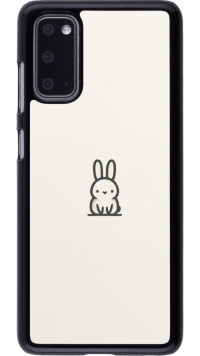 Coque Samsung Galaxy S20 - Minimal bunny cutie