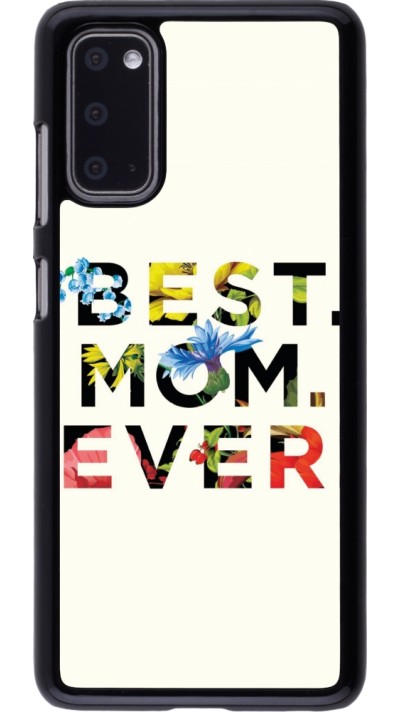 Coque Samsung Galaxy S20 - Mom 2023 best Mom ever flowers