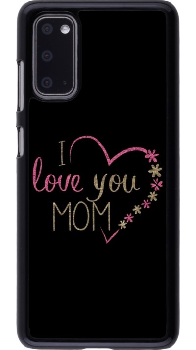 Samsung Galaxy S20 Case Hülle - Mom 2024 I love you Mom Hertz