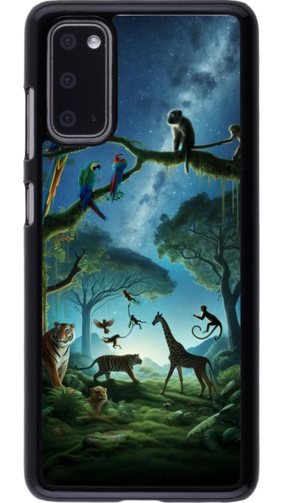 Samsung Galaxy S20 Case Hülle - Paradies der exotischen Tiere