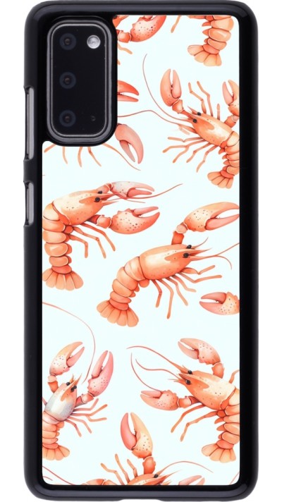 Coque Samsung Galaxy S20 - Pattern de homards pastels