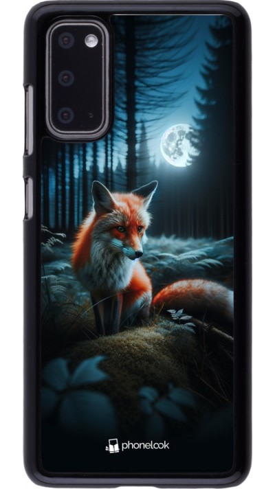 Coque Samsung Galaxy S20 - Renard lune forêt