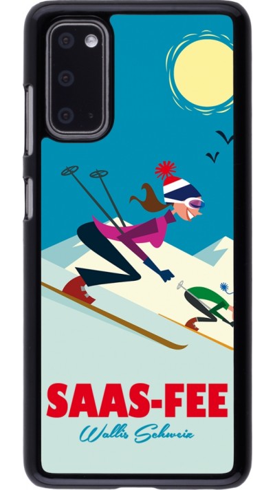Coque Samsung Galaxy S20 - Saas-Fee Ski Downhill