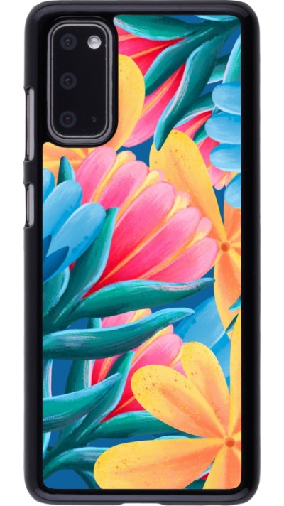 Samsung Galaxy S20 Case Hülle - Spring 23 colorful flowers