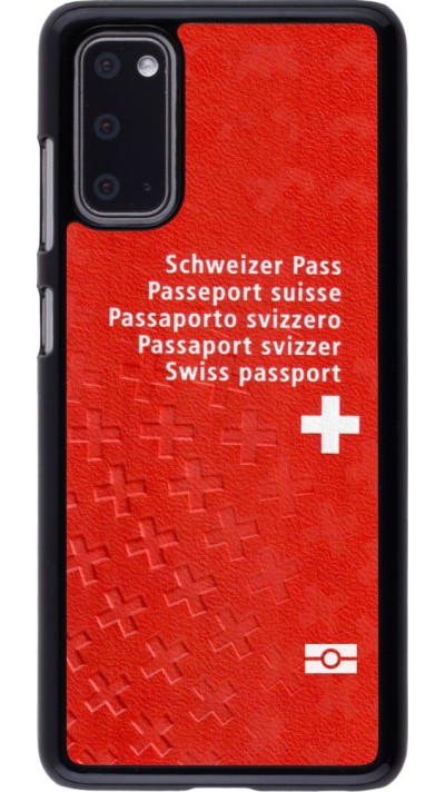 Hülle Samsung Galaxy S20 - Swiss Passport