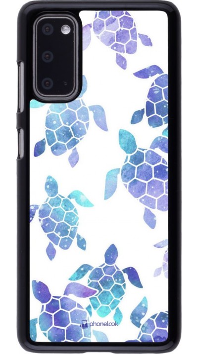 Coque Samsung Galaxy S20 - Turtles pattern watercolor