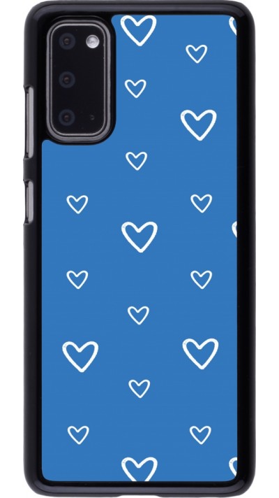 Coque Samsung Galaxy S20 - Valentine 2023 blue hearts