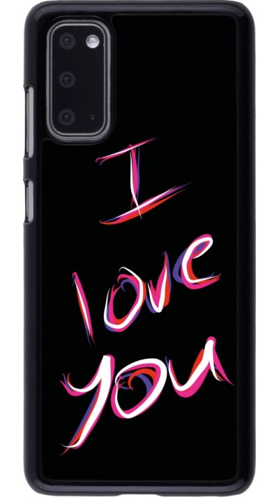Coque Samsung Galaxy S20 - Valentine 2023 colorful I love you
