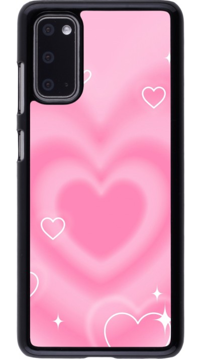 Coque Samsung Galaxy S20 - Valentine 2023 degraded pink hearts
