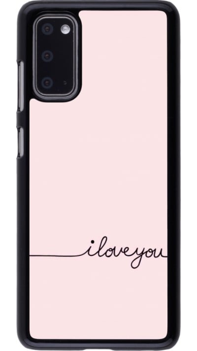 Coque Samsung Galaxy S20 - Valentine 2023 i love you writing