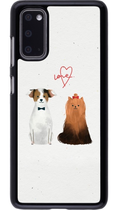 Coque Samsung Galaxy S20 - Valentine 2023 love dogs