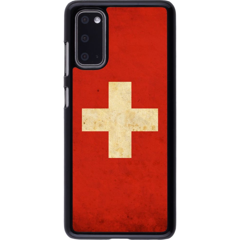 Coque Samsung Galaxy S20 - Vintage Flag SWISS