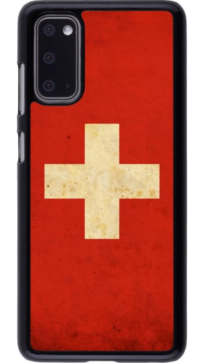 Hülle Samsung Galaxy S20 - Vintage Flag SWISS