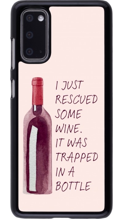 Coque Samsung Galaxy S20 - I just rescued some wine