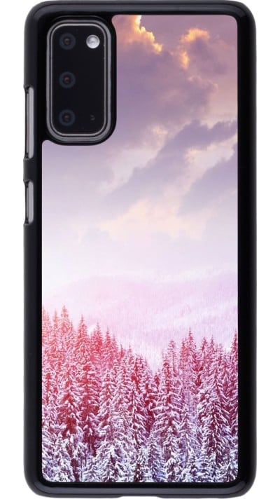 Coque Samsung Galaxy S20 - Winter 22 Pink Forest