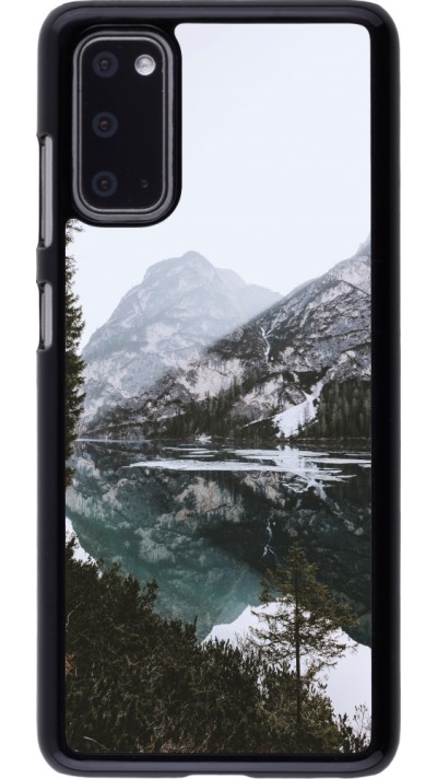 Samsung Galaxy S20 Case Hülle - Winter 22 snowy mountain and lake