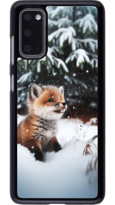 Coque Samsung Galaxy S20 - Noël 2023 Renardeau sapin