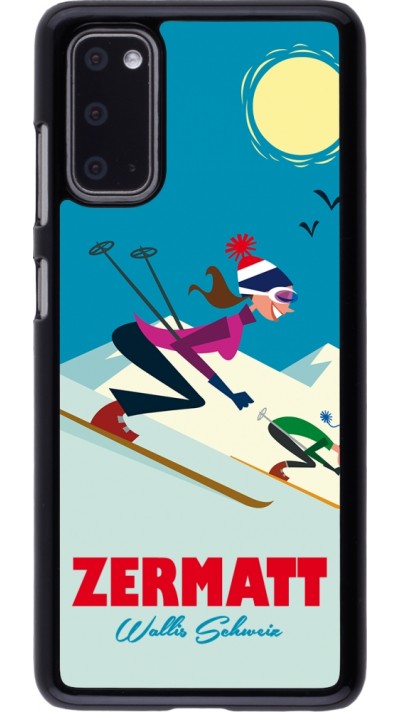 Coque Samsung Galaxy S20 - Zermatt Ski Downhill