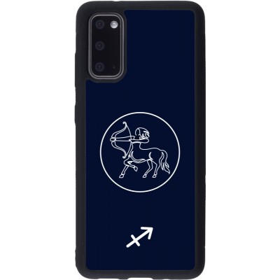 Samsung Galaxy S20 Case Hülle - Silikon schwarz Astrologie Schütze
