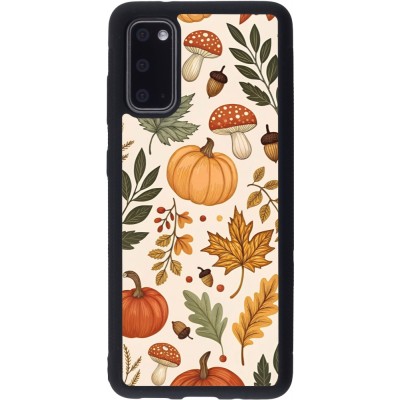 Coque Samsung Galaxy S20 - Silicone rigide noir Autumn 25 Autumn pattern