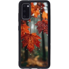 Samsung Galaxy S20 Case Hülle - Silikon schwarz Autumn 25 Rain